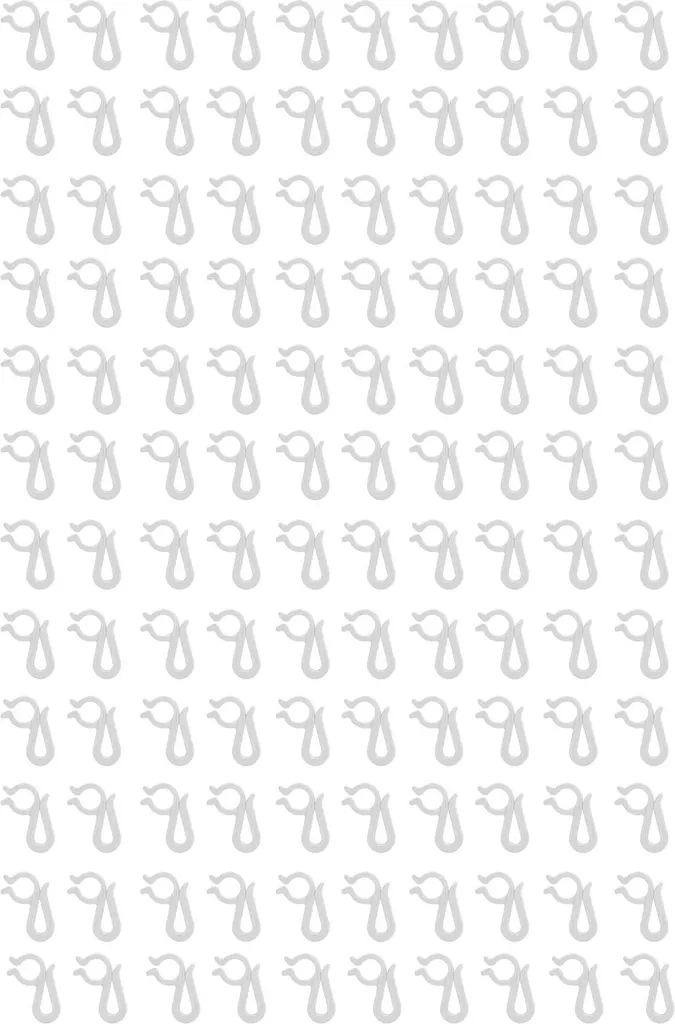 Set 120 Ganci Plastica per Luci Natalizie Esterni | Clip Bianco Impermeabile