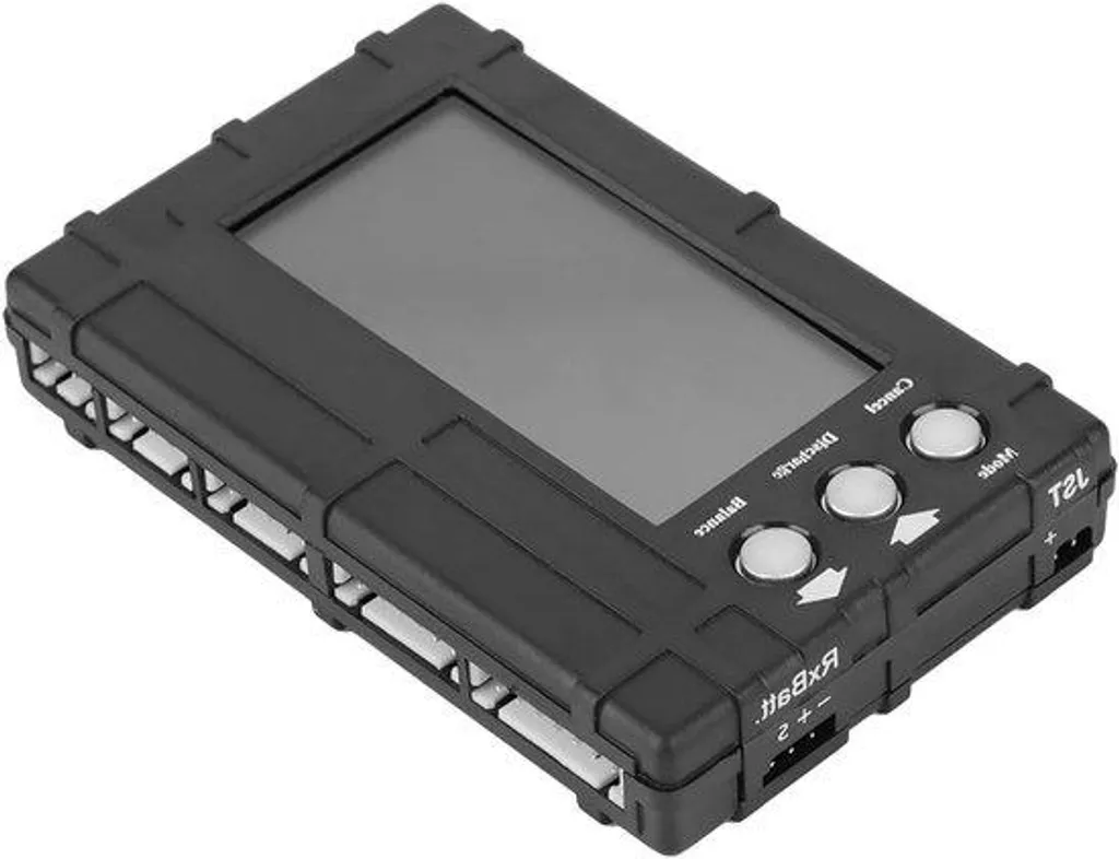 Équilibreur de batterie 3-en-1 avec grand écran LCD pour LiPo et LiFe