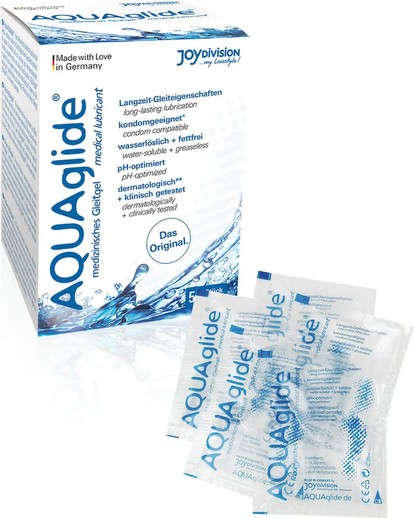 Kit 50x3ml JOYDIVISION AQUAglide Lubrificante Medico per Pelli Sensibili - 3