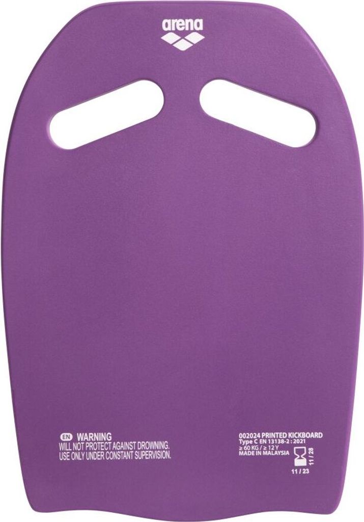 Arena Printed Kickboard lila arctic lime