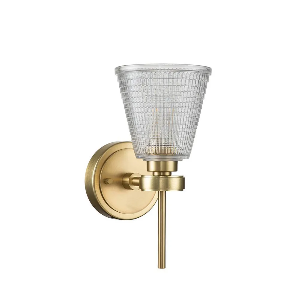 Applique murale orientable dorée Gunnislake Elstead avec ampoule G9