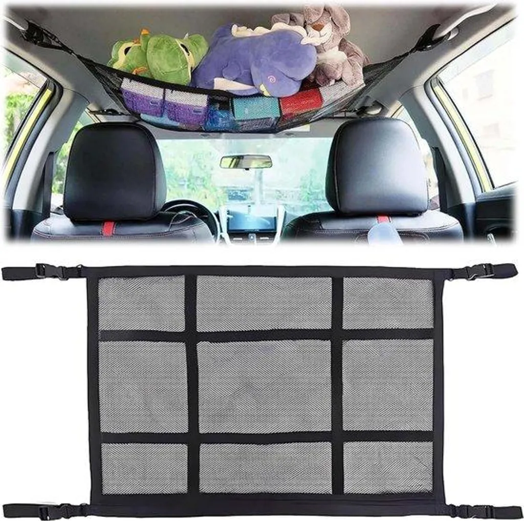 Filet Universel Élastique 90x65 cm Haute Résistance pour Jeep et 4x4 Noir
