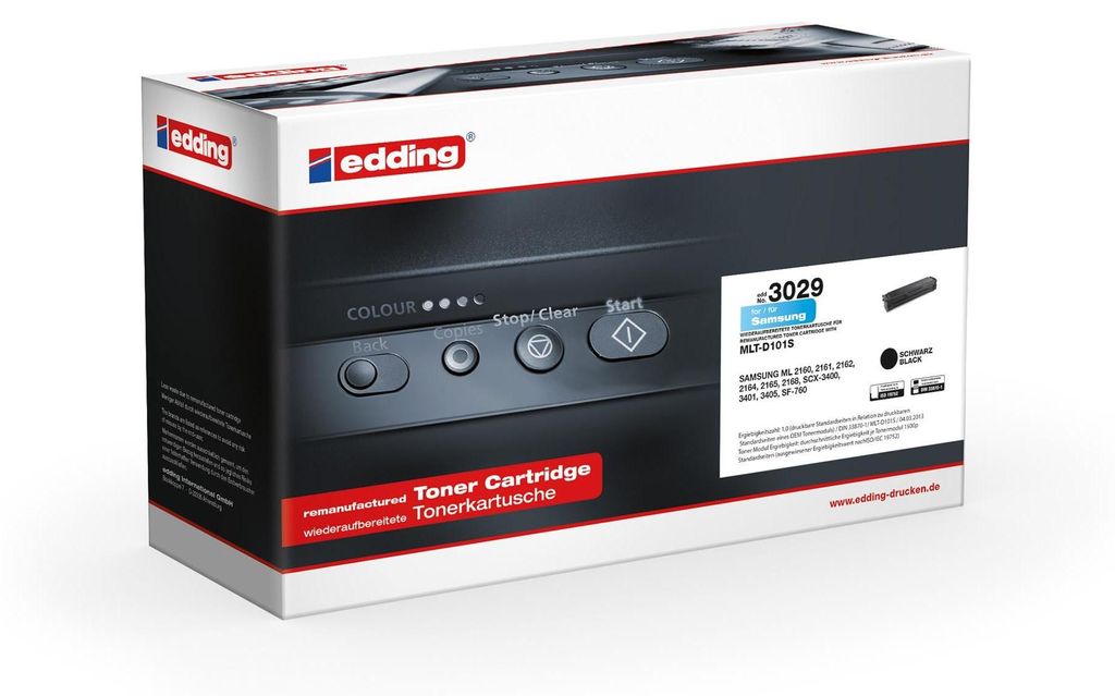Edding Tonerkartusche EDD-3029 ersetzt Samsung MLT-D101S Produktbild 