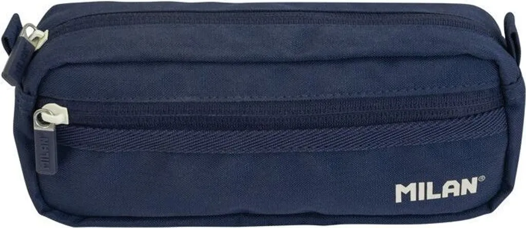Porte-documents Milan 1918 avec 2 Fermetures Éclair Bleu Durable - 4