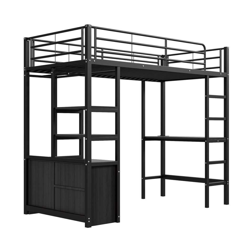 Łóżko piętrowe Flieks 90x200cm z biurkiem i funkcją Zdjęcie produktu 8