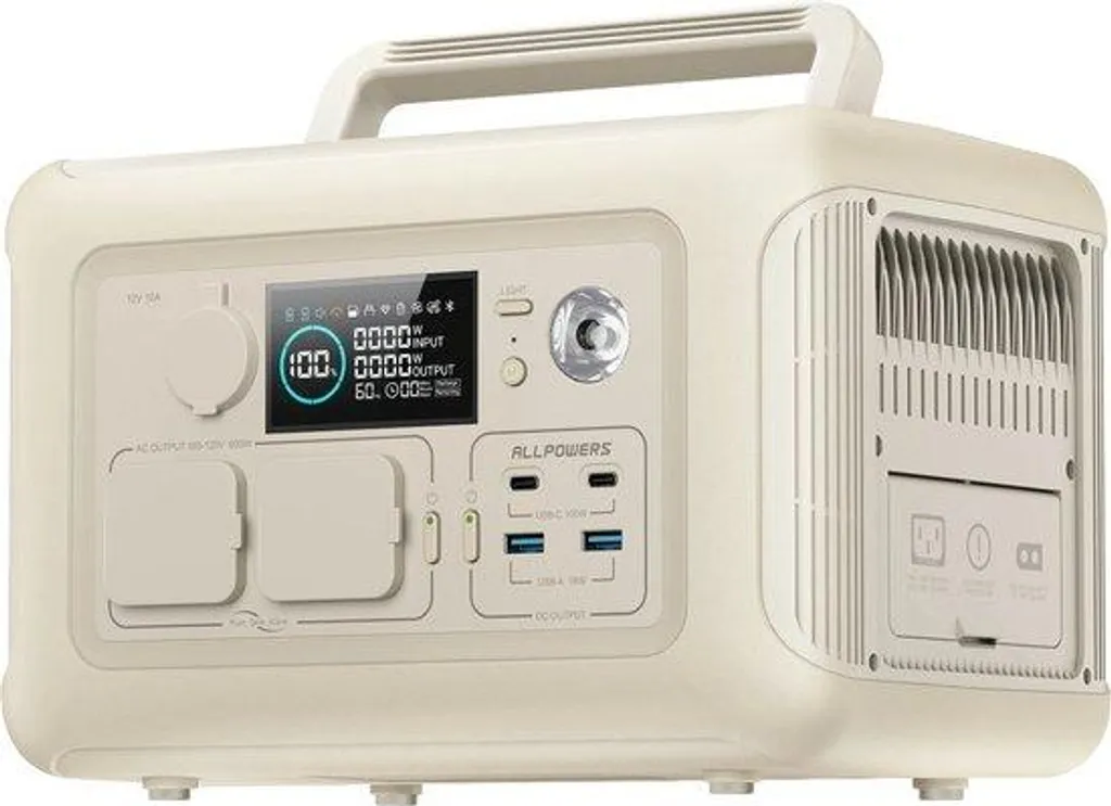 Générateur électrique R600 299Wh 600W avec batterie LiFePO4 blanc