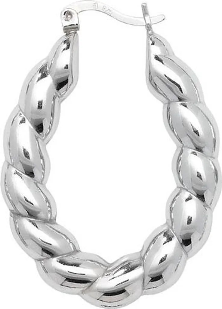 Boucles d'Oreilles Créoles Argent 925 - Bijoux pour le Quotidien