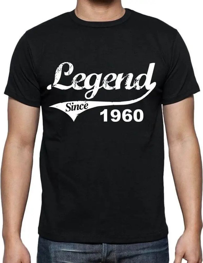 Herren Grafik T-Shirt Legende seit 1960 – Legend Since 1960 – Geschenk 64. Geburtstag Jahrestag 64 Jahre Jubiläum 64 Jährige Mann Jahrgang 1960
