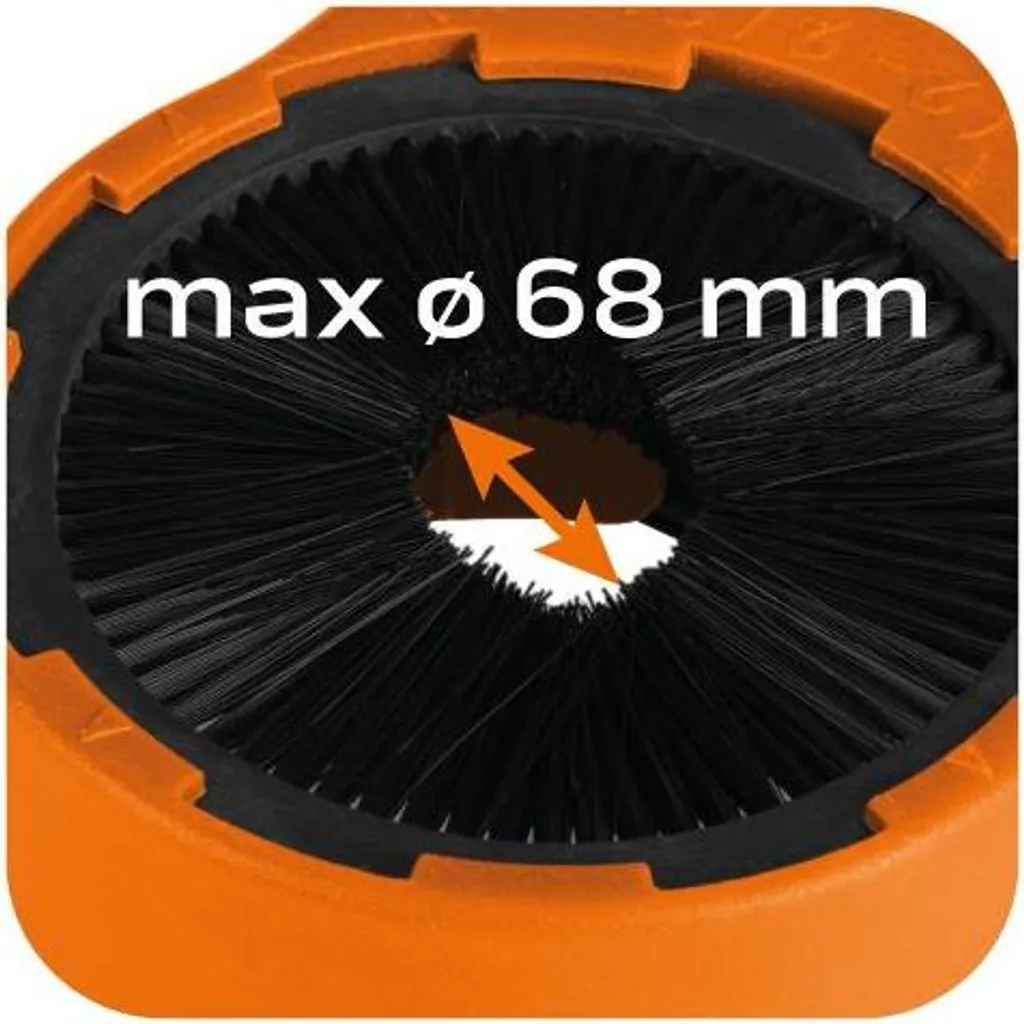 Adattatore per aspirazione polveri per aspirapolvere 70 mm - 4