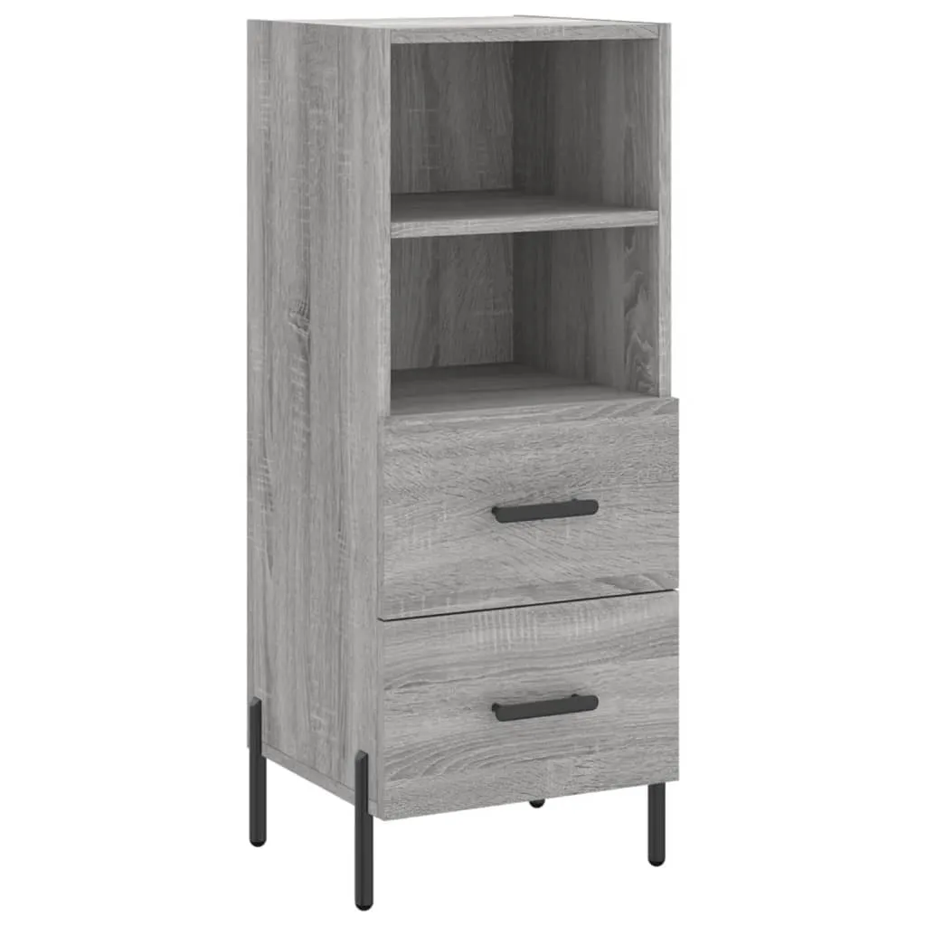 Mobile Credenza SYFAX Grigio Sonoma 90cm | Arredo Legno Multistrato