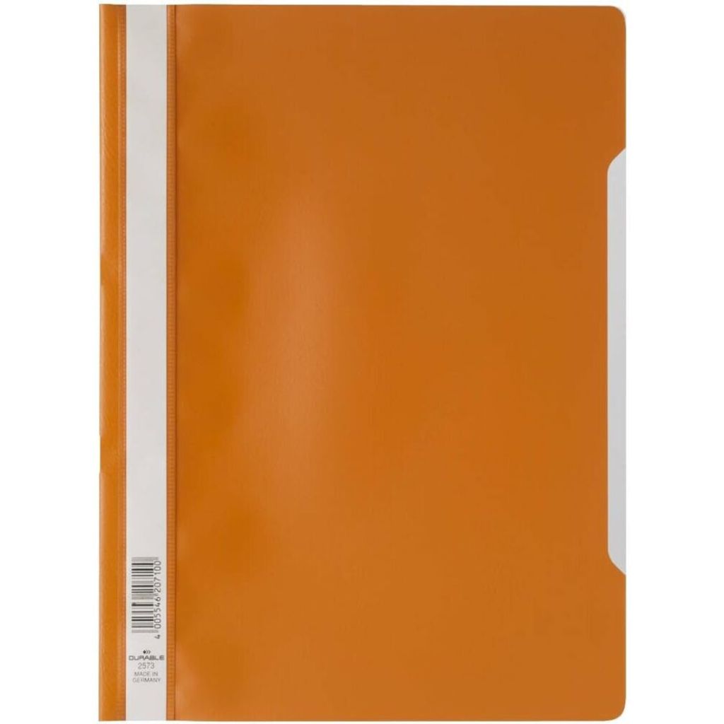 10 DURABLE Schnellhefter Kunststoff orange DIN A4