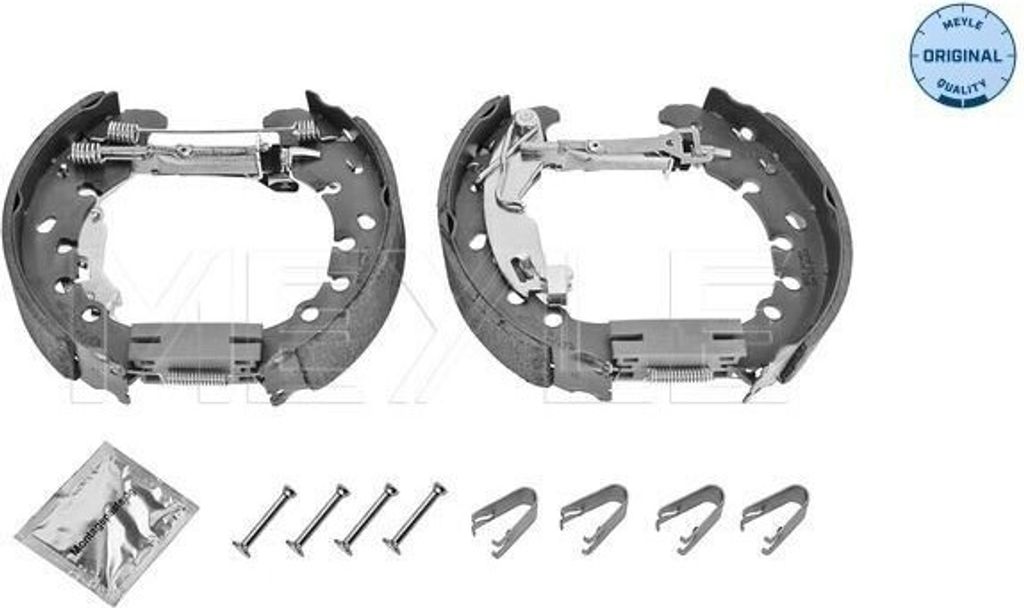MEYLE 214 533 0010/K - OE 4241 P3 Bremsbelagsatz für C-Klasse (W202), Nemo, Qubo, Punto, Panda, Idea, Fiorino, Corsa D (S07), Adam, Bipper Tepee, ...