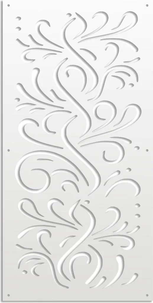 Frangisole PVC Bianco BLOW 50x150 - Pannello Traforato Alta Qualità