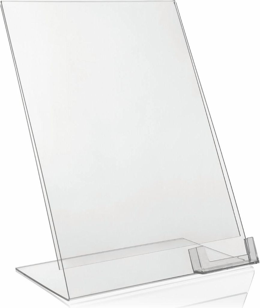 DIN A3 Werbe-Aufsteller + Visi.-Fach