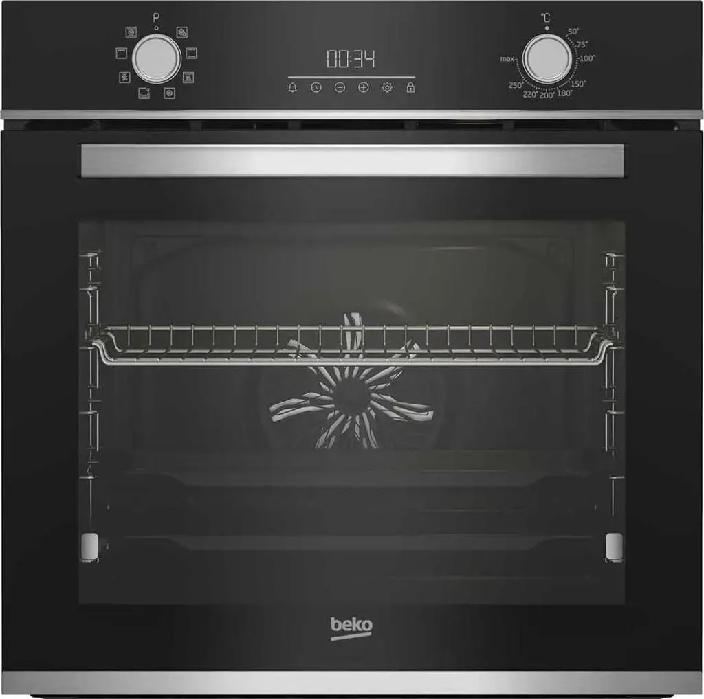 Four Encastrable BEKO BBIM13300XD Chaleur Brassée 72 L Noir Inox