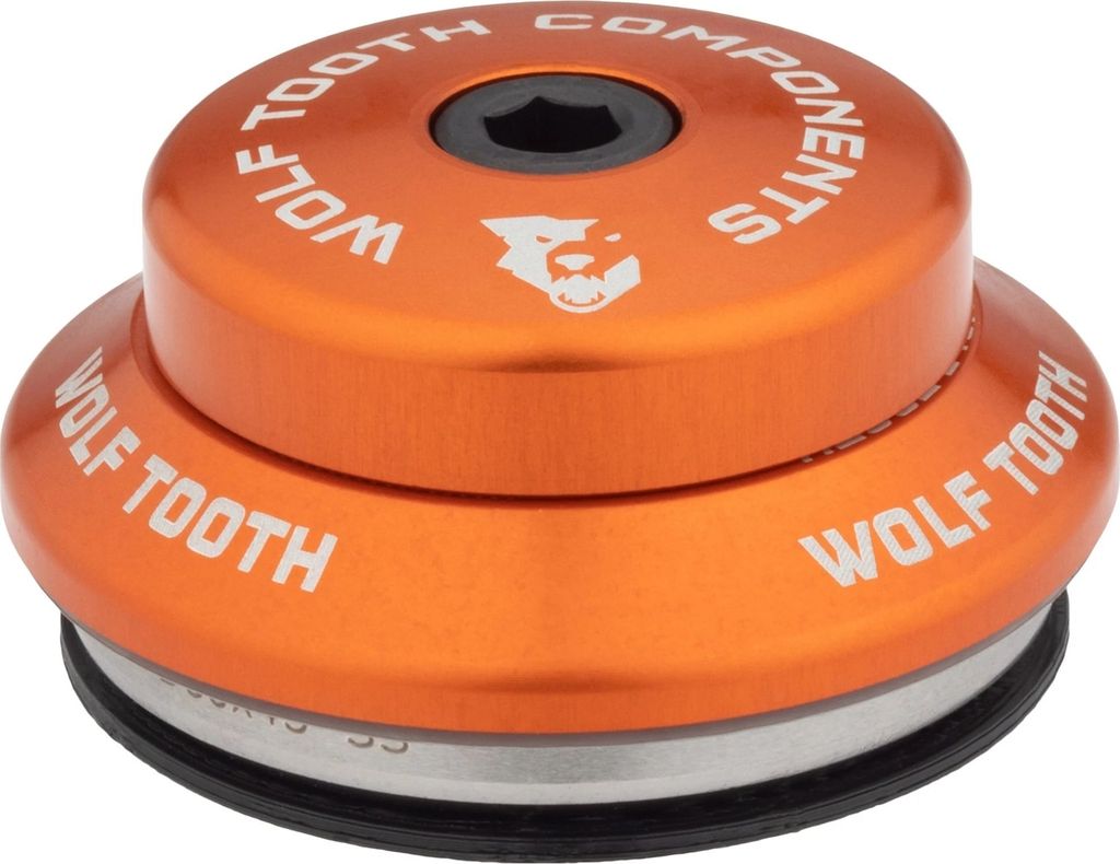 Wolf Tooth Premium Steuersatz Oberteil, 1 1/8", IS41/28.6/H7, orange
