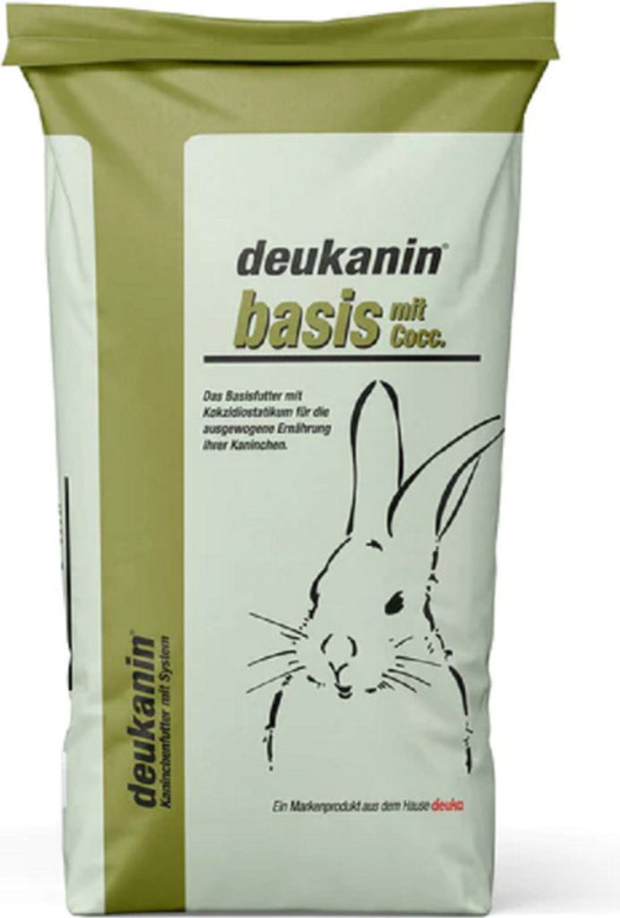 deuka deukanin basis MIT Cocc. 25 kg Kaninchenfutter Nager Hasenfutter Pellets