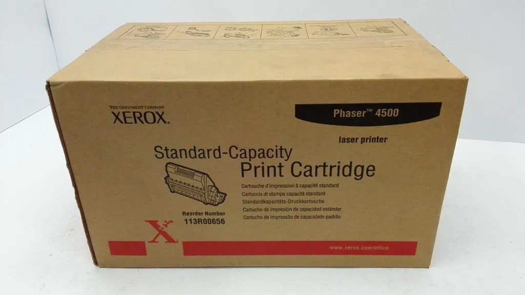 Toner Noir Xerox 113R00656 pour Phaser 4500 Haute Capacité Authentique