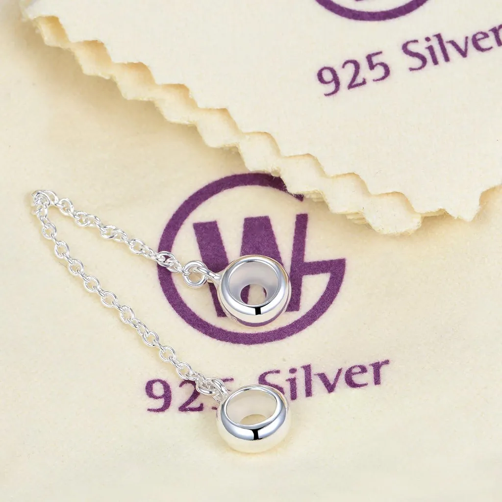 Évitez la Perte de vos Charms avec cette Chaîne de Sécurité Argent 925 - 4