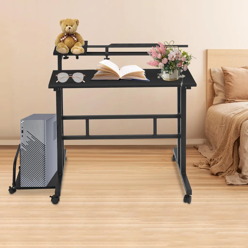 Table d'ordinateur réglable et ergonomique pour bureau de travail assis - 9
