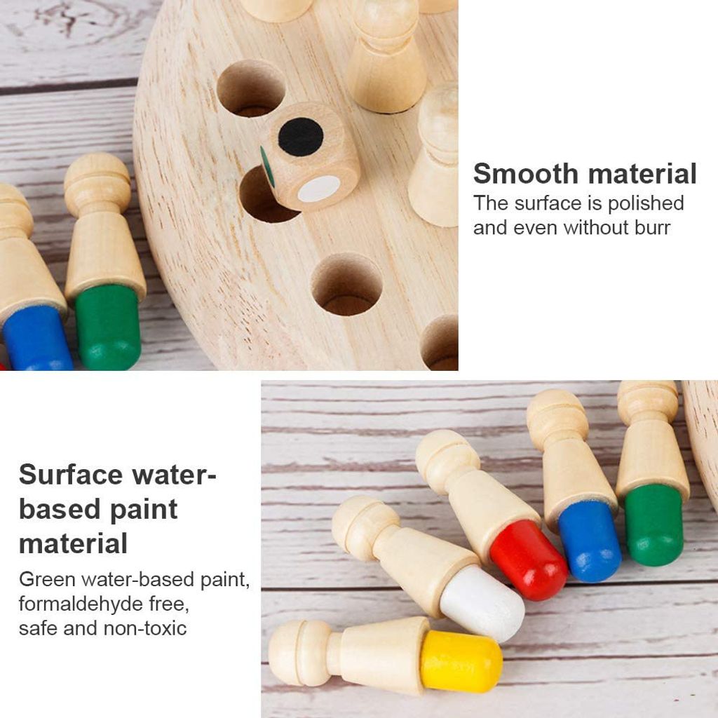 Flip Chess Memory Spiel - Tier & Obst Memory Für Kinder Ab 3 Jahren