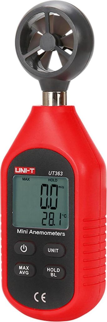 Uni-t MIE0287 Anémomètre - mesure de la vitesse du vent Image du produit 