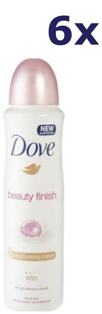 6x Dove Deospray – Beauty Finish 150 ml Produktbild 