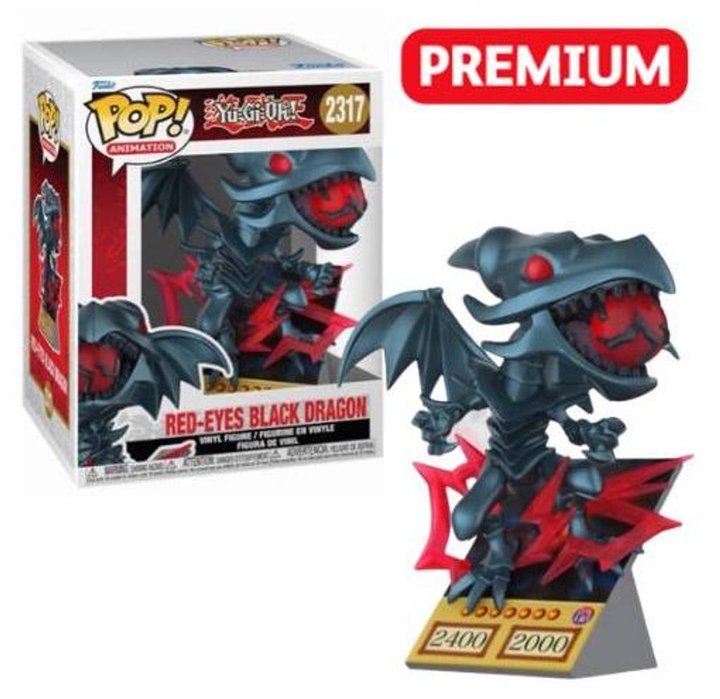 POP figure Premium Yu-Gi-Oh! Drago Nero Occhi Rossi #2317 Immagine del prodotto 