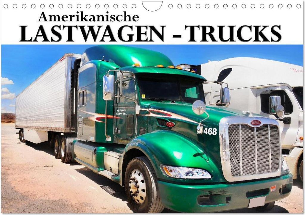 Amerikanische Lastwagen - Trucks (Wandkalender 2026 DIN A4 quer), CALVENDO Monatskalender