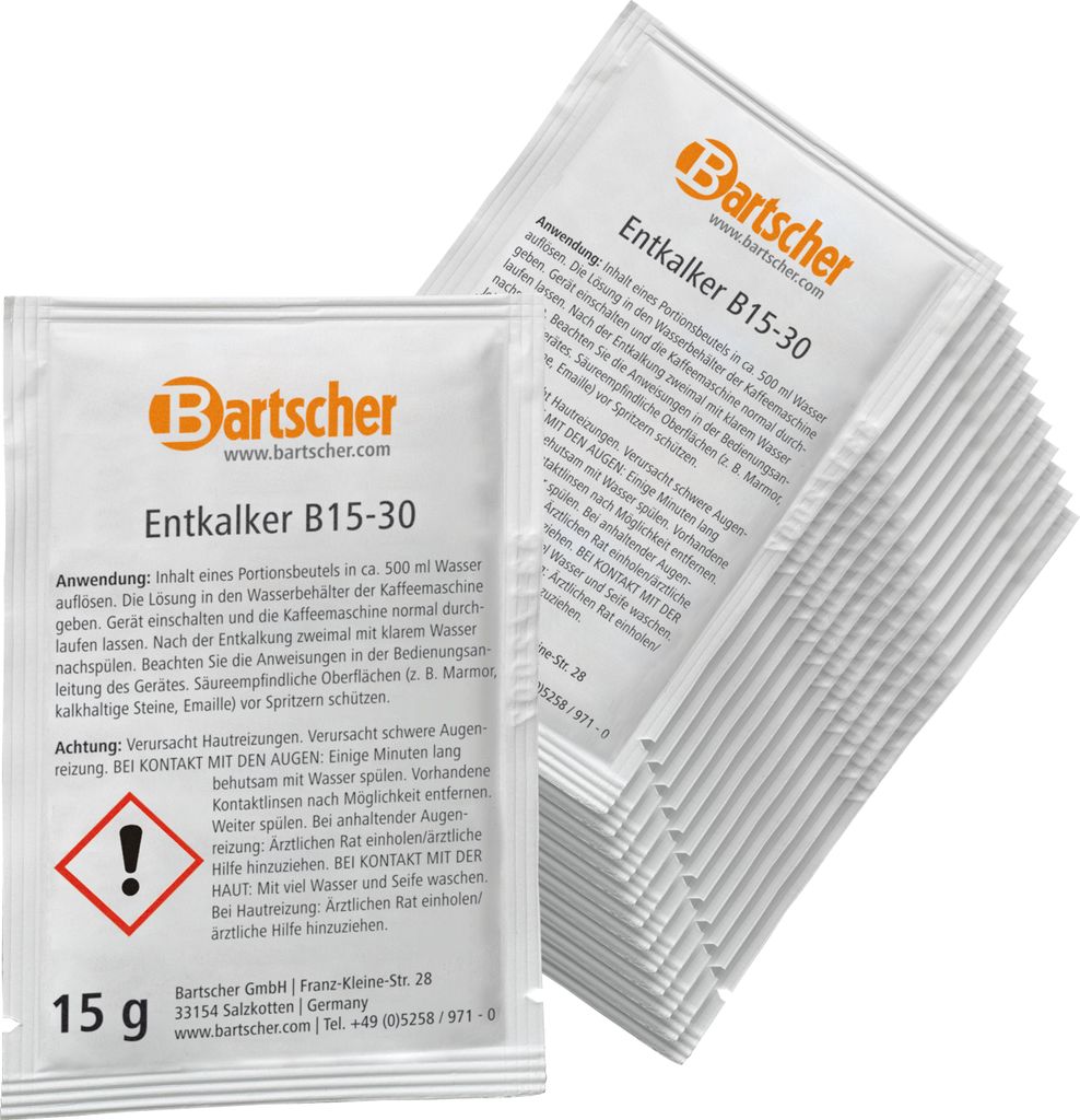 Bartscher Entkalker B15-30 190065 30 Beutel a 15g für Produktbild 
