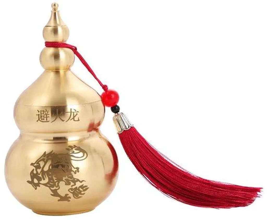 Figurine Hu Lou rouge Feng Shui pour attirer la chance et la santé