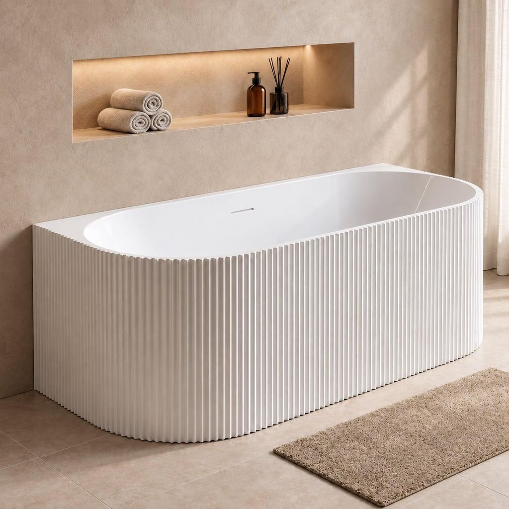 Badplaats Ligbad Havana 170 x 80 x 58 cm – Hoekbadbad – Productafbeelding 