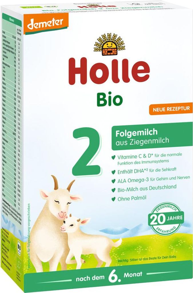 HOLLEMléko kozí 2 pokračovací 400 g (6m+) Obrázek produktu 