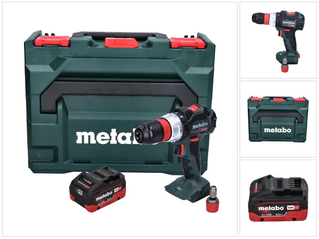 Metabo BS 18 LT BL Q akumulatorowa wiertarko-wkrętarka 18 V Zdjęcie produktu 