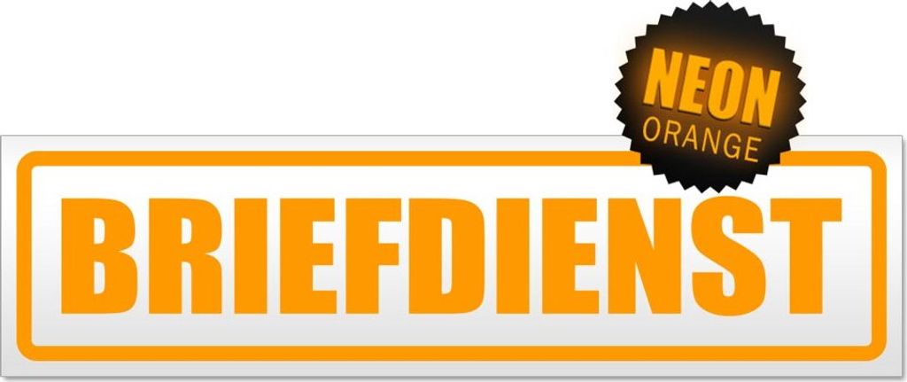 Briefdienst Magnetschild Schild magnetisch