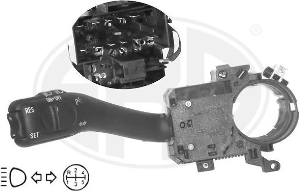 Devioguida ERA 440369 con Regolatore Velocità per Seat Alhambra e Skoda