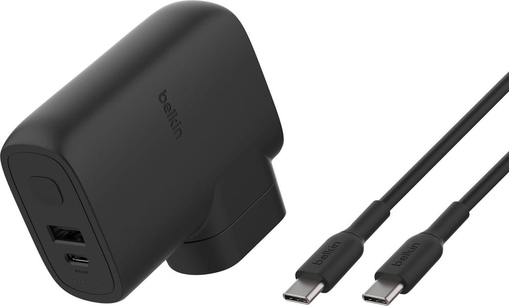 Belkin BOOST Charge Hybrid Dual Ladeger.+Powerbk.BPZ003bt1MBK-B6