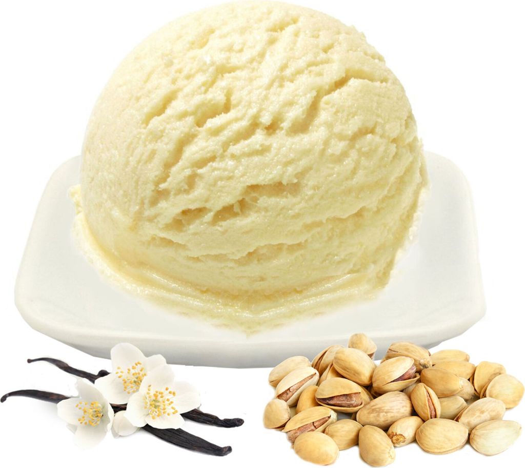 Vanille Pistazie Low Carb Eis Pulver Vegan Zucker-, laktosefrei 333 g