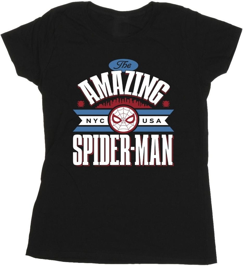 Marvel - "NYC Amazing" T-Shirt für Damen BI39793 (XL) (Schwarz)