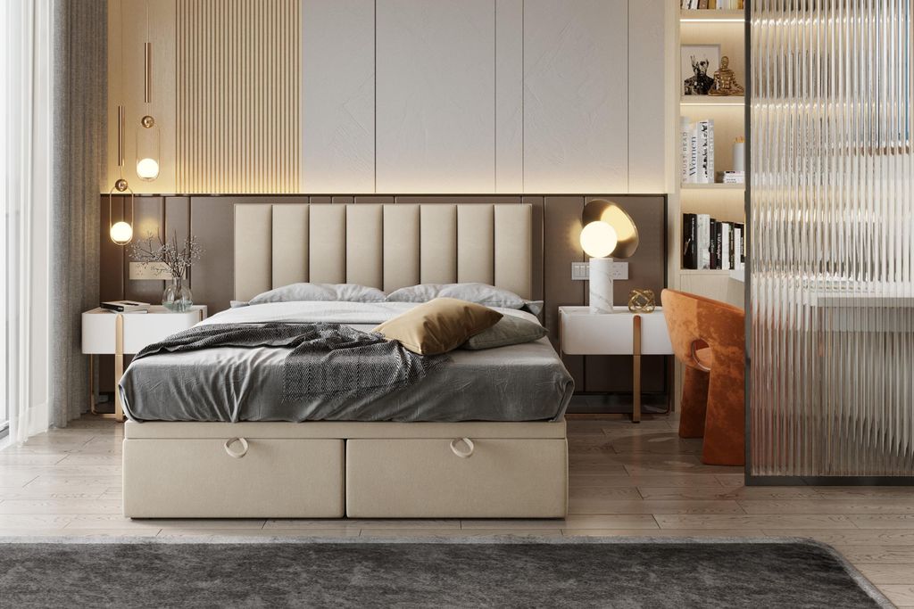 TRADA Bond Boxspringbett 160x200 mit Bettkasten mit Produktbild 9
