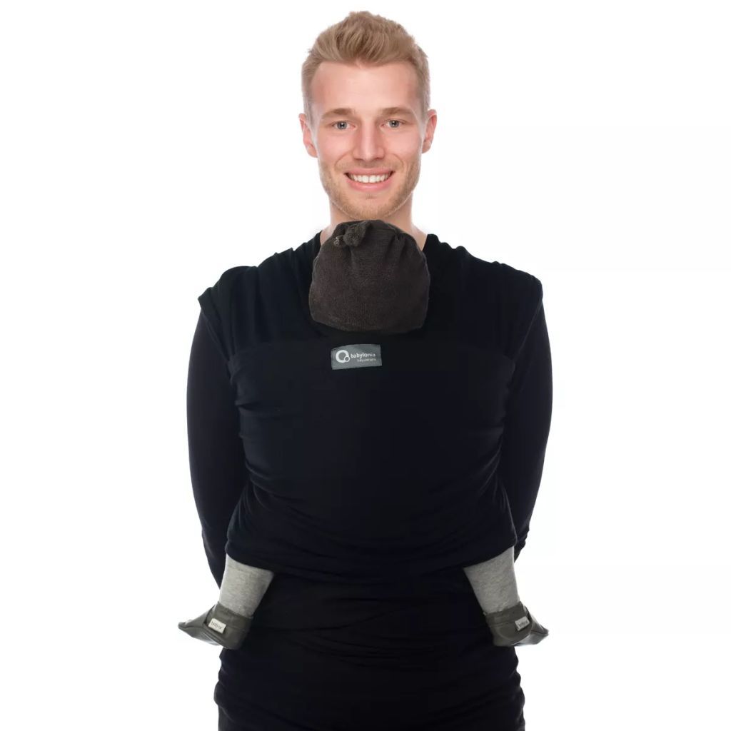 Babylonia Tricot-Slen Babytragetuch Organisch Schwarz BDDTS 1 934