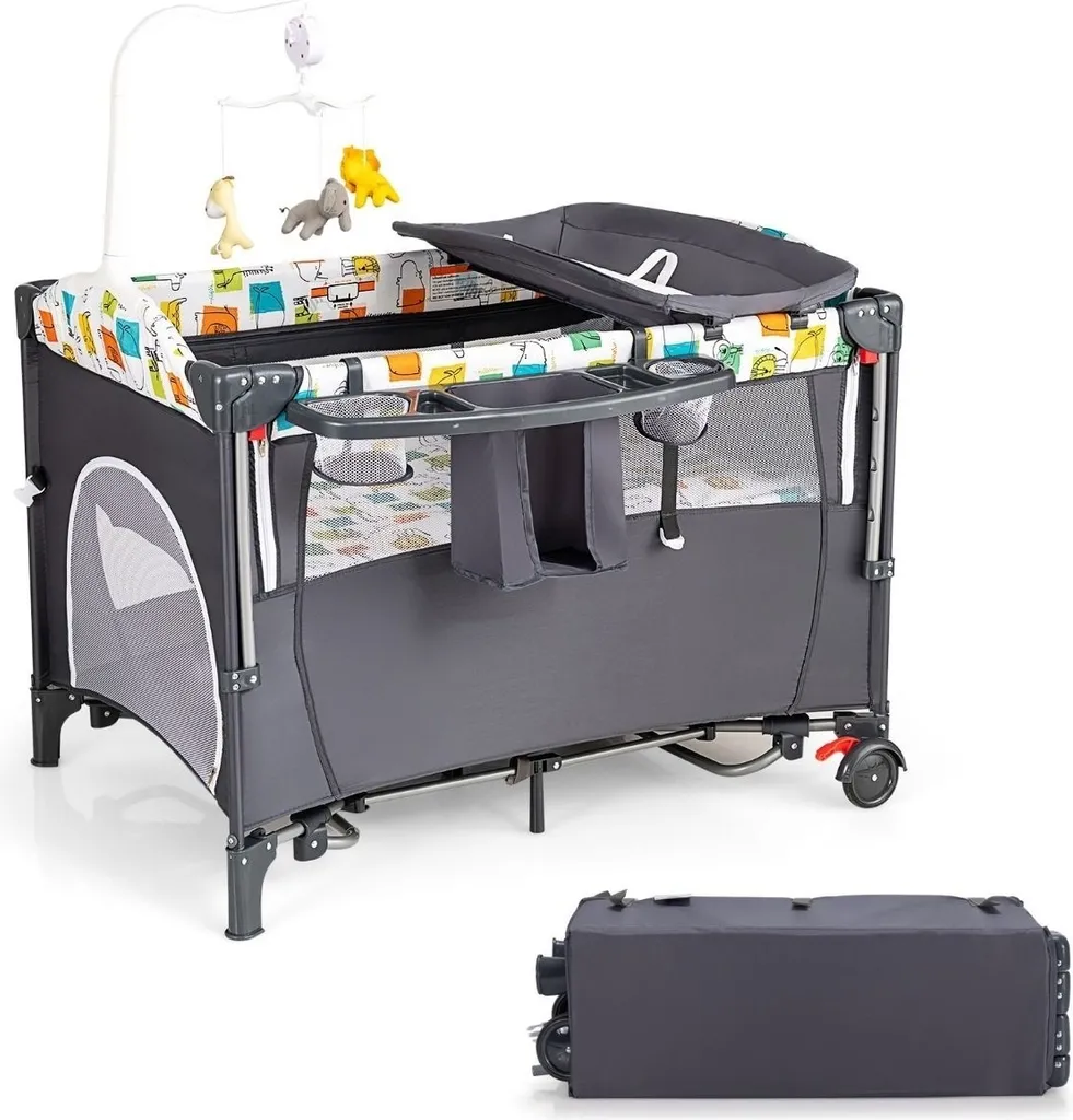 Lit d'Appoint Bébé Réglable et Mobile Idéal pour Cododo et Déplacements - 2
