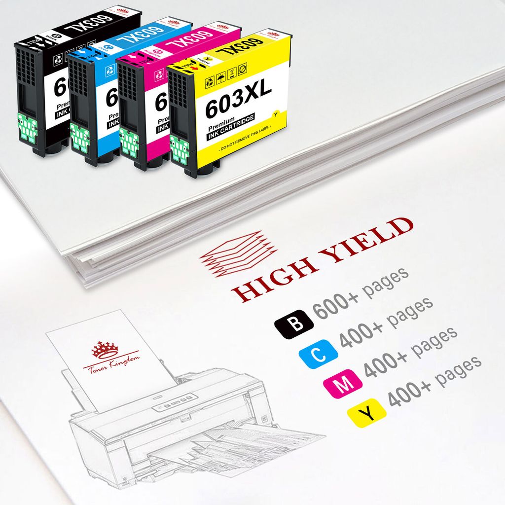 Epson 603 XL Combo Pack 20 pcs Ink Cartridge - Compatible - BK/C/M/Y 313,6  ml