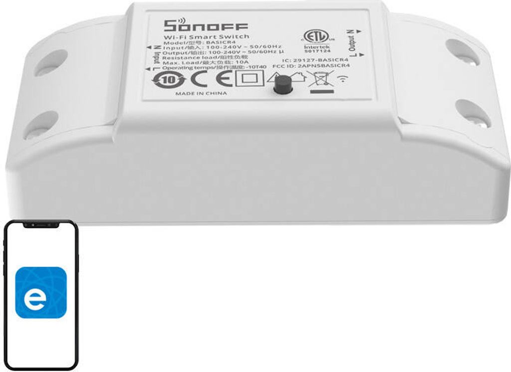 Sonoff Basicr4 Wifi Smart Schalter (10A Esp32) Produktbild 