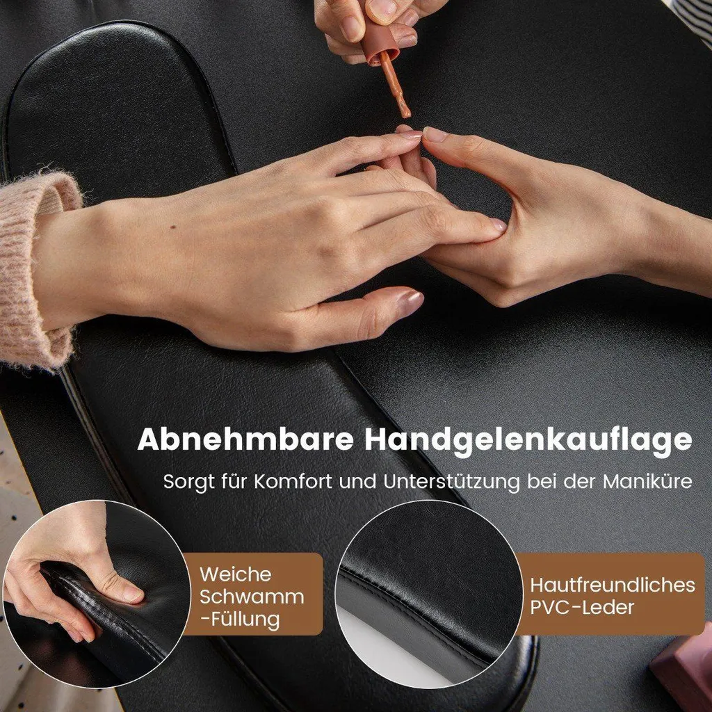 Table de manucure ergonomique contre le mal de dos avec rangements - 4