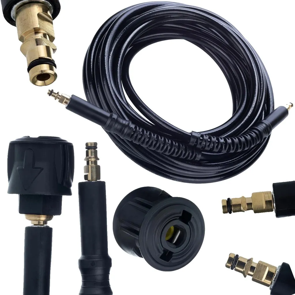 Tuyau haute pression 10XL avec raccord à clic rapide et robuste 10m