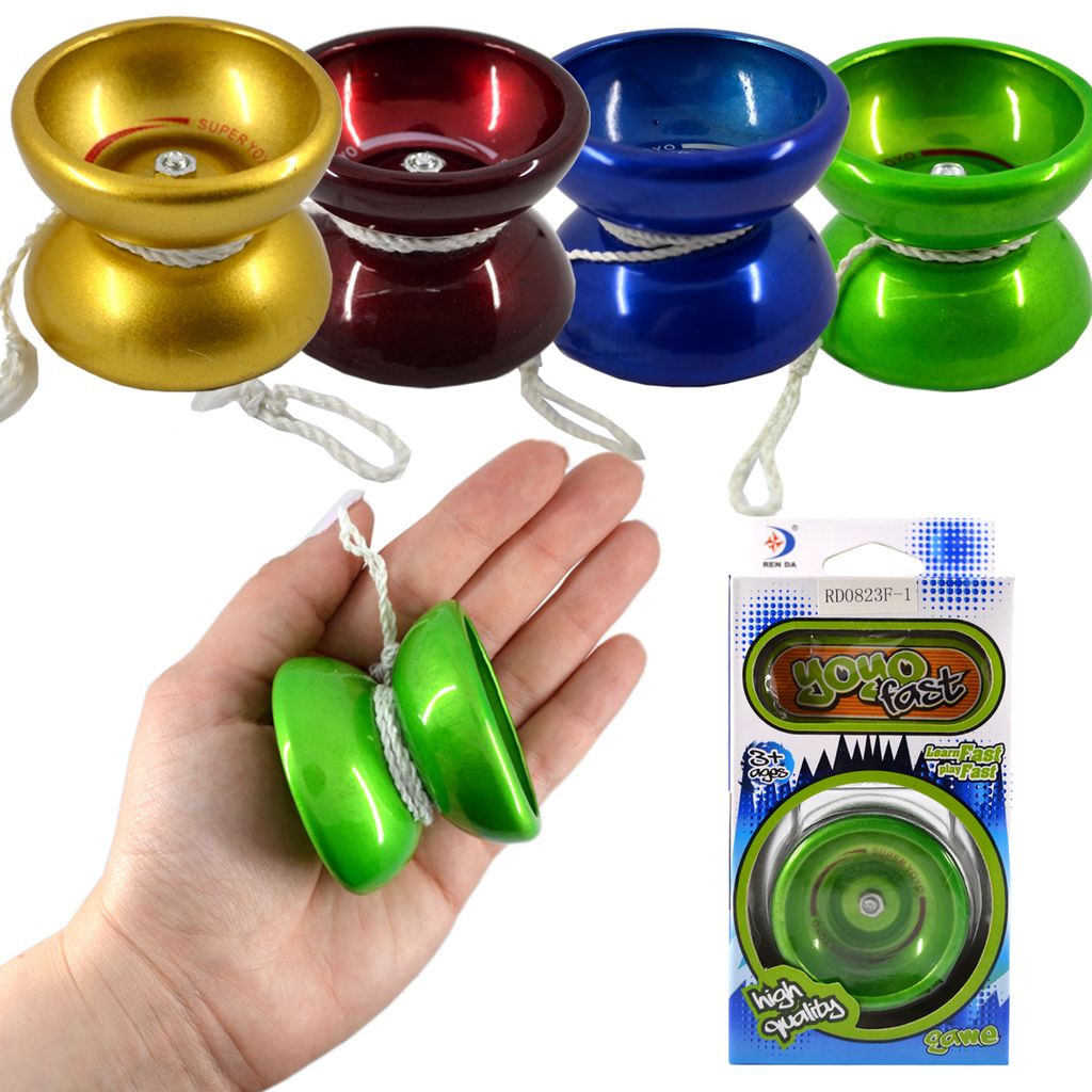 Kunststoff Yoyo Ball Trick JoJo/Yo-Yo Kugellager Spielzeug mit Kupplung Kinder 