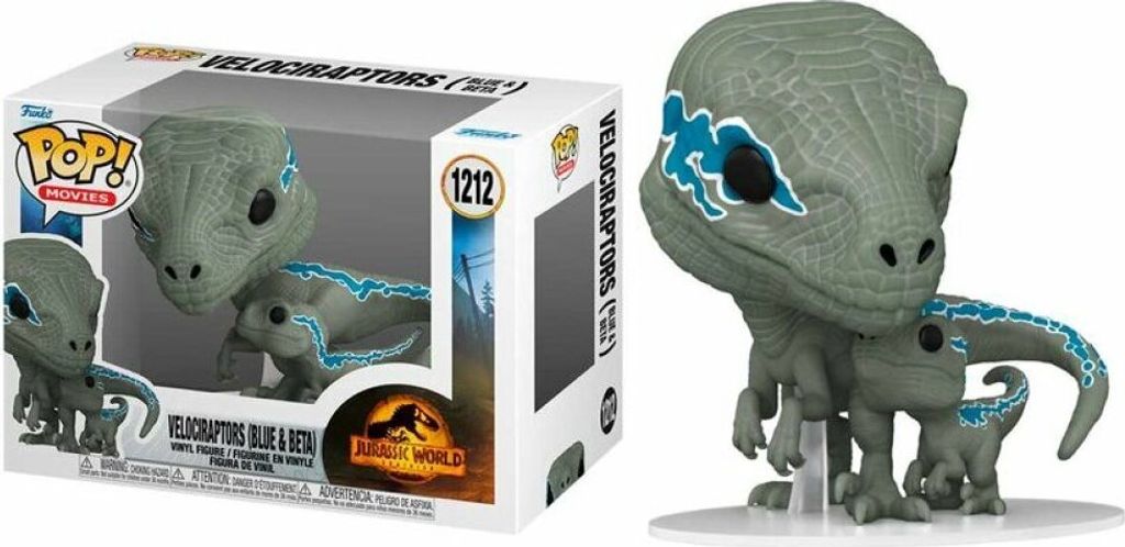 Figurka Funko Pop! Jurassic World 3 - Velociraptory Blue & Obrázok produktu 