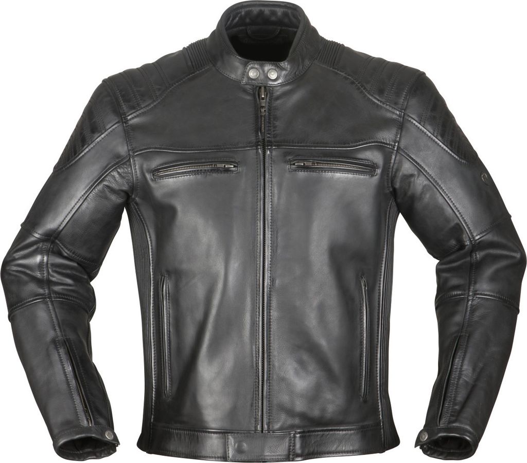 Modeka Vincent Motorrad Lederjacke, schwarz, 5XL
