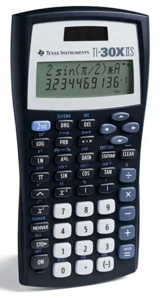 Texas Instruments Schulrechner TI-30X II S Solar Produktbild 